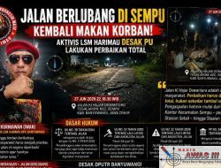*Jalan Rusak Kembali Telan Korban, Ketua LSM Harimau Iwan Desak Pemkab Banyuwangi Akhiri Politik Tambal Sulam*