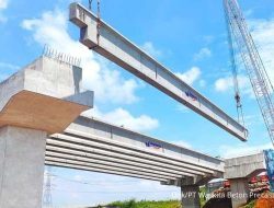 Waskita BTP Pasok Pile dan Beton Proyek Tata Air Jakarta Utara