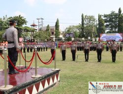 Hari Bhayangkara ke-80, Sebanyak 67 Personel Polres Lampung Utara Naik Pangkat