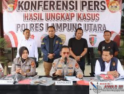 Kapolres Lampung Utara Ungkap Kronologis dan Motif Pelaku Curas Disertai Pembunuhan di Kotabumi Utara