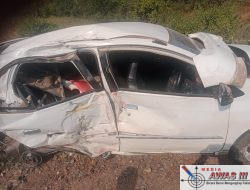 Mobil Tertabrak Kereta Babaranjang di Perlintasan Sungkai Utara, Dua Pelajar Meninggal Dunia