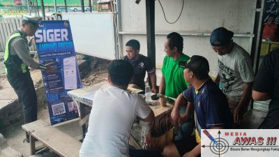 Satlantas Polres Lampung Utara Sosialisasikan Aplikasi APP SIGER PRESISI untuk Permudah Layanan Masyarakat