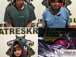 Tim Tekab 308 Presisi Polres Lampung Utara Tangkap Tiga Penadah, Motor Korban Curat Berhasil Ditemukan
