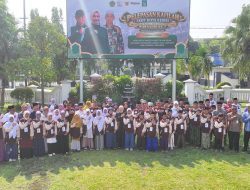 Walikota Kediri Melepas Kafilah Forum Komunikasi Diniyah Takmiliyah (FKDT) Kota Kediri