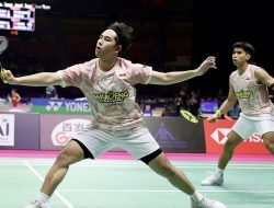 Setengah simulasi Asian Games, 2 ganda putra terbaik Korea dibungkam Sabar/Reza dan Leo/Bagas di China
