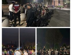 Polres Lampung Utara Siagakan Tim 4 On Call dan Gelar Patroli di Pusat Keramaian
