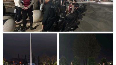 Polres Lampung Utara Siagakan Tim 4 On Call dan Gelar Patroli di Pusat Keramaian
